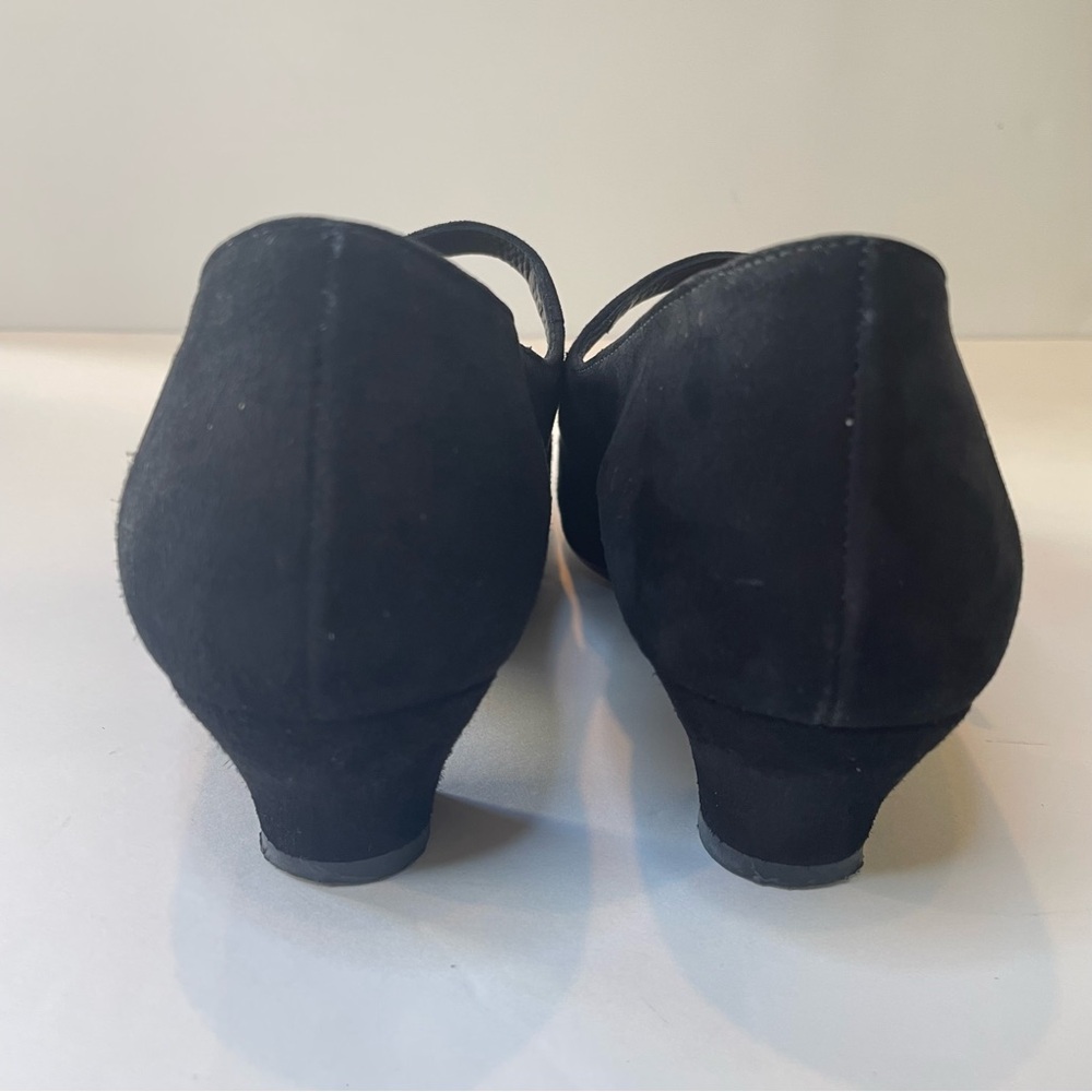 Black Suede Pumps - Picture 5 of 6